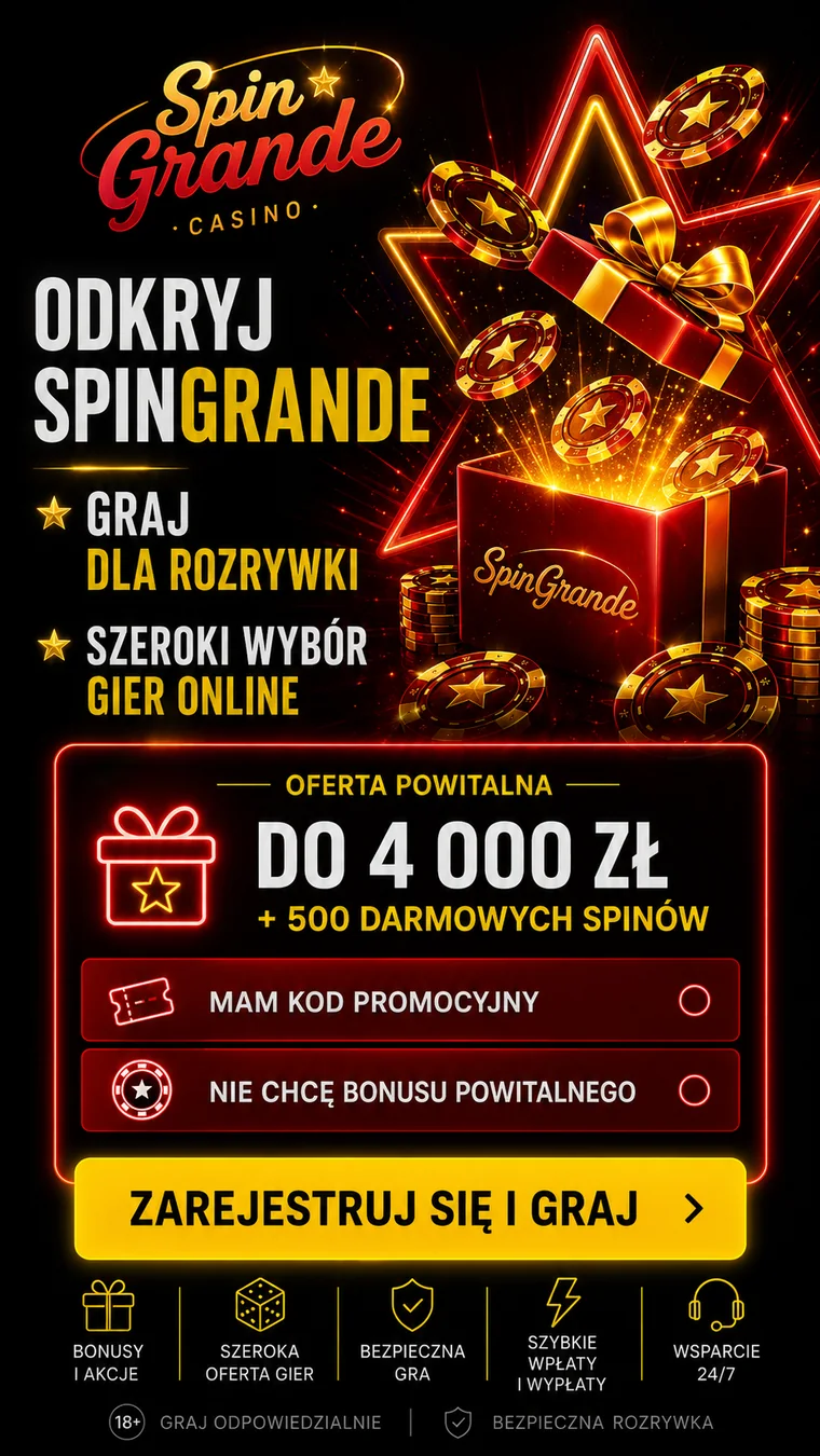 SpinGrande — prezent, sloty i oferta powitalna